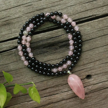 Grounding Black Onyx Yoga Beads Mala-Your Soul Place